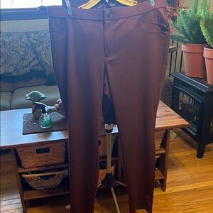 Simply Vera Vera Wang Women's Rich Brown Chinos